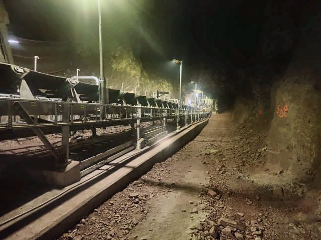 Underground plant installed at Nchwaning for Assmang Manganese