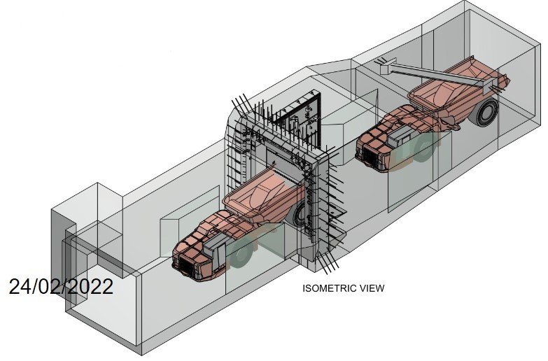 Design drawing for the Venetia Underground Project